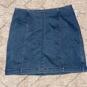 Free people Modern femme denim mini skirt